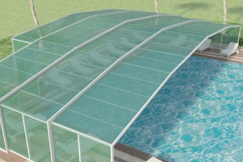 Сгъваеми стъклени системи за басейни